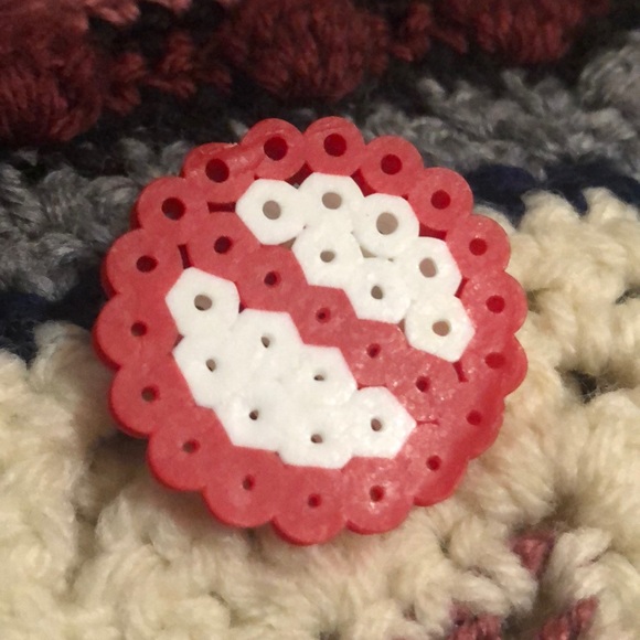 🚫 No! Perler Pin 🚫 - Picture 2 of 3